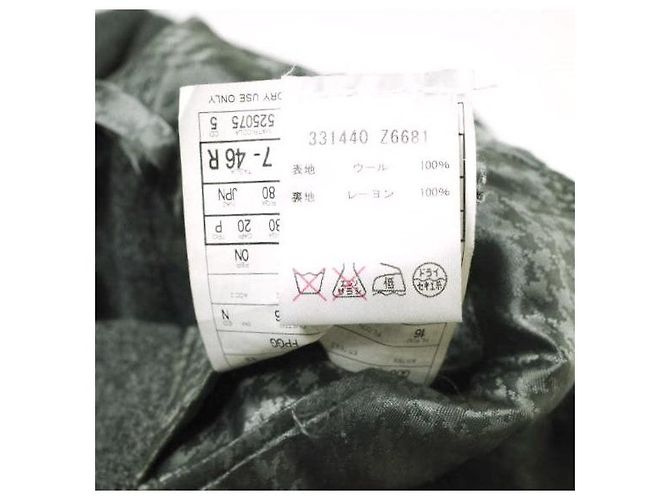 Chaqueta de lana con estampado de cuadros Gucci Castaño - vista 7