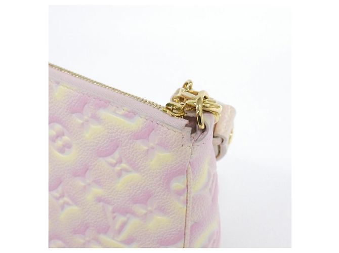 Borsa a tracolla Louis Vuitton Multi Pochette Accessoires Monogram Empreinte Rosa - vista 5