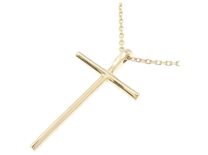 Autre Marque Collana a Croce con Diamanti Star Jewelry Au750 D'oro - vista 4