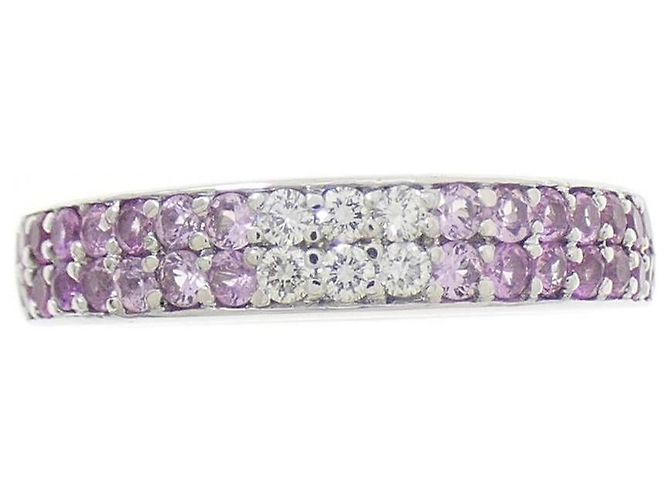Autre Marque Anillo Star Jewelry Au750 con zafiro y diamante Plata - vista 2