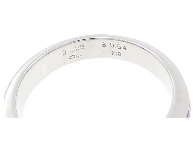 Autre Marque Anillo Star Jewelry Au750 con zafiro y diamante Plata - vista 4