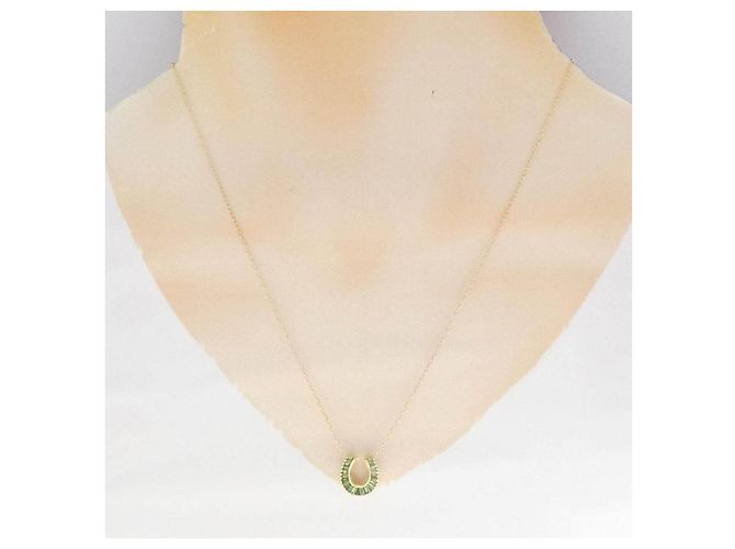 Autre Marque Collana Horseshoe in Diamanti Au750 D'oro - vista 6