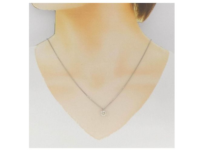 Autre Marque Collana in platino e diamanti PT950/PT850 Argento - vista 6