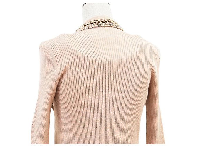 Chanel Kaschmir-Seide-Strickensemble Beige - Ansicht 14