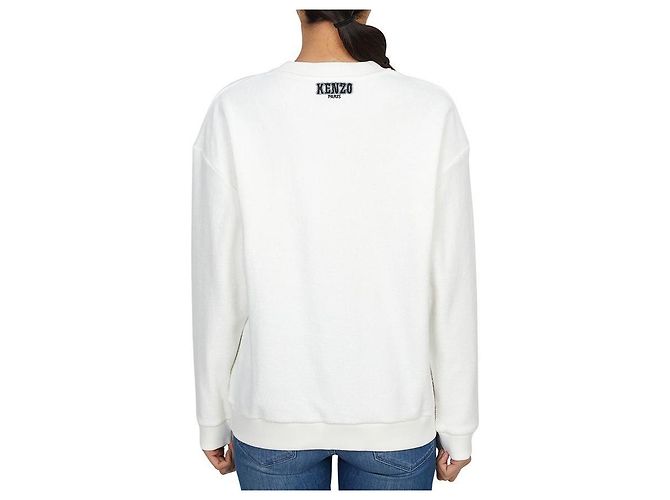 Kenzo Fleece-Sweatshirt für Kinder (Größe für Erwachsene verfügbar) Silber - Ansicht 3