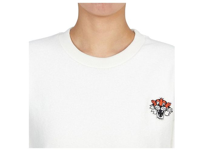Kenzo Fleece-Sweatshirt für Kinder (Größe für Erwachsene verfügbar) Silber - Ansicht 5