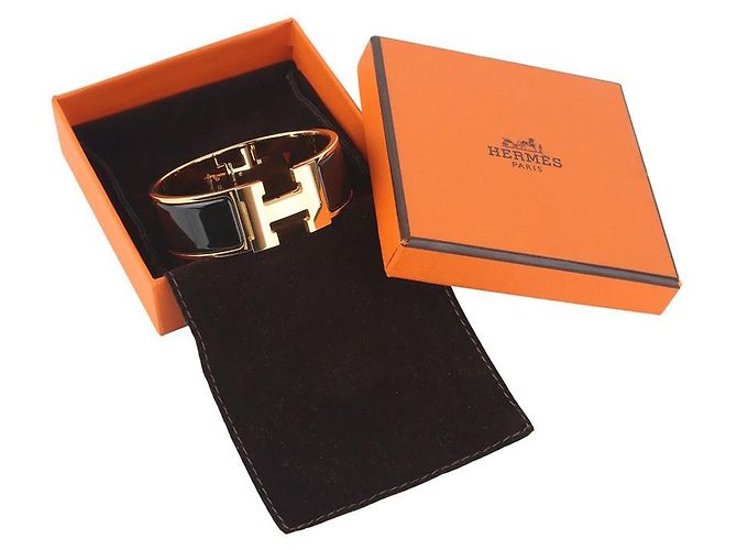 Hermès Pulsera Click Clack PM en oro amarillo - vista 6