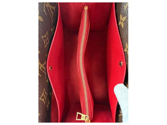 Louis Vuitton Borsa a Spalla Monogram Double Flap Arancione - vista 8