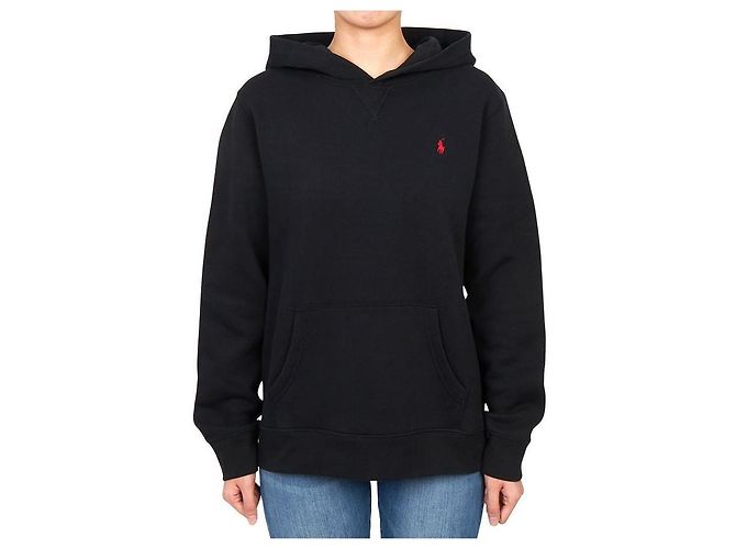 Ralph Lauren Fleece-Kapuzenpullover für Kinder Schwarz - Ansicht 2