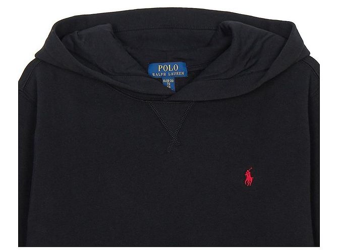 Ralph Lauren Fleece-Kapuzenpullover für Kinder Schwarz - Ansicht 7