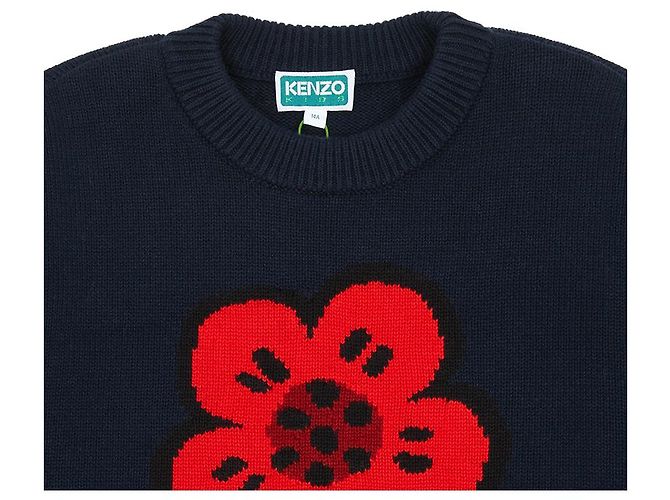 Kenzo Strickware für Kinder (von Erwachsenen tragbar) Schwarz - Ansicht 4