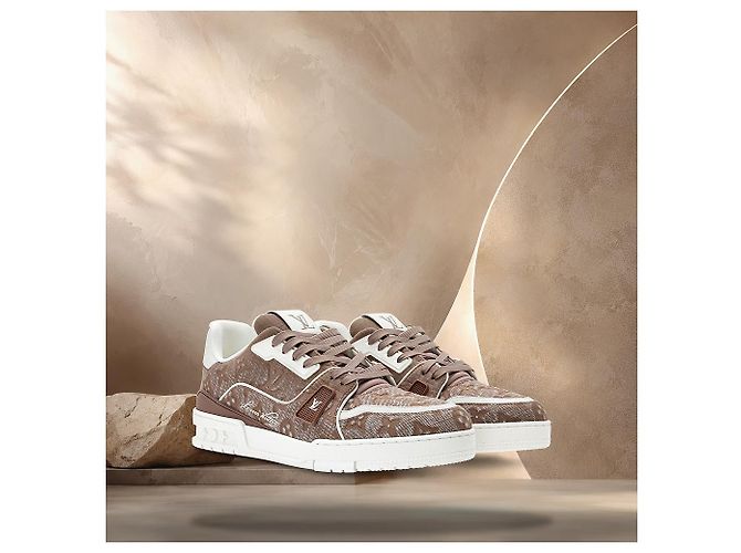 Louis Vuitton Sneaker Beverly Hills Marrone - vista 2