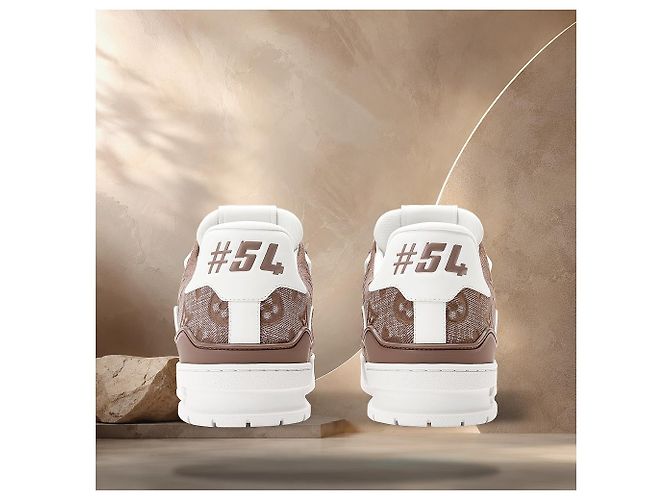 Louis Vuitton Sneaker Beverly Hills Marrone - vista 5