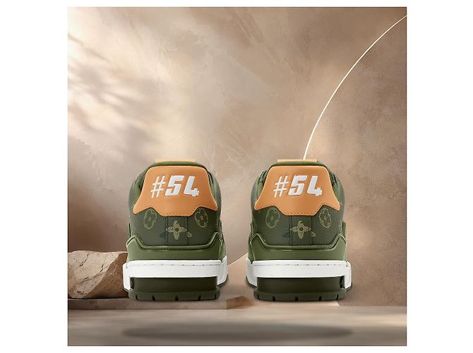 Louis Vuitton Sneakers Beverly Hills Marrone - vista 5
