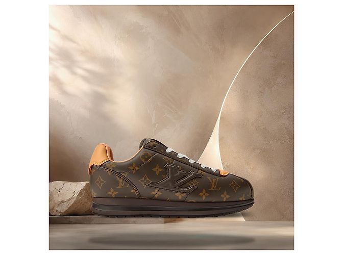 Eva Louis Vuitton Mule Easy Khaki Green Marrone - vista 3