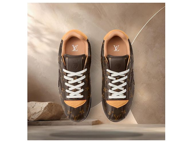 Eva Louis Vuitton Mule Easy Khaki Green Marrone - vista 4
