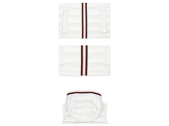 Moncler Kids DORCAS Steppweste mit Kapuze (Weiß) Mehrfarben - Ansicht 4