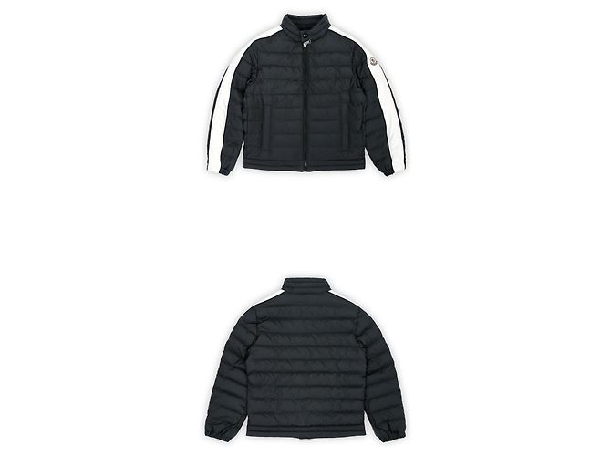 Moncler Kids JACOBUS Daunenjacke (Schwarz) - Ansicht 2