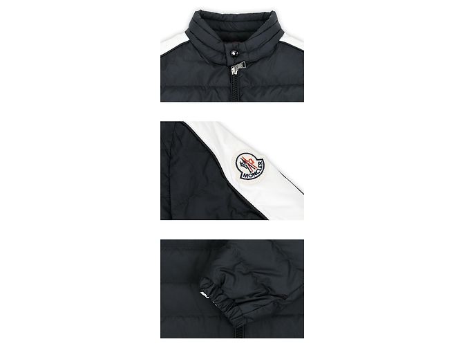 Moncler Kids JACOBUS Daunenjacke (Schwarz) - Ansicht 3