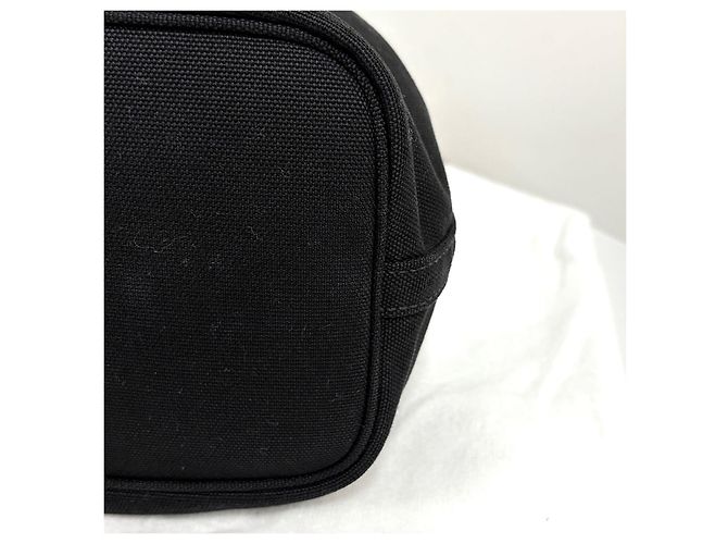 Prada Borsa a secchiello Kanapa in tela Crossbody Nera Nero - vista 24