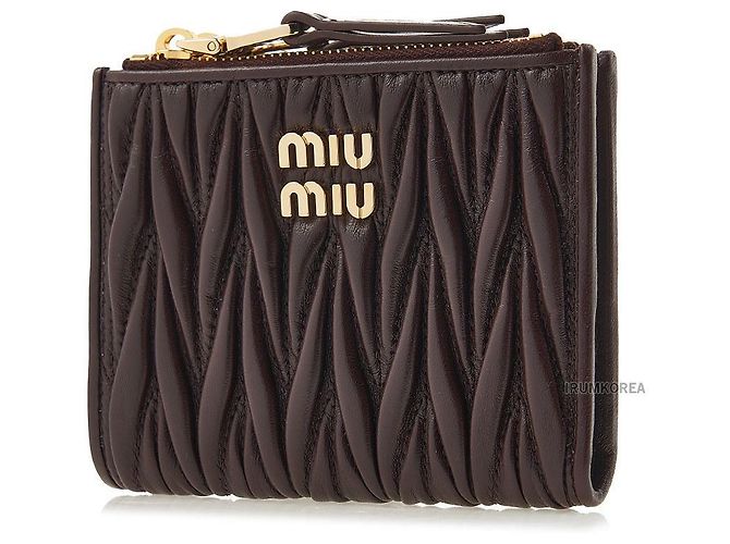 Miu Miu Cartera compacta acolchada Negro - vista 2