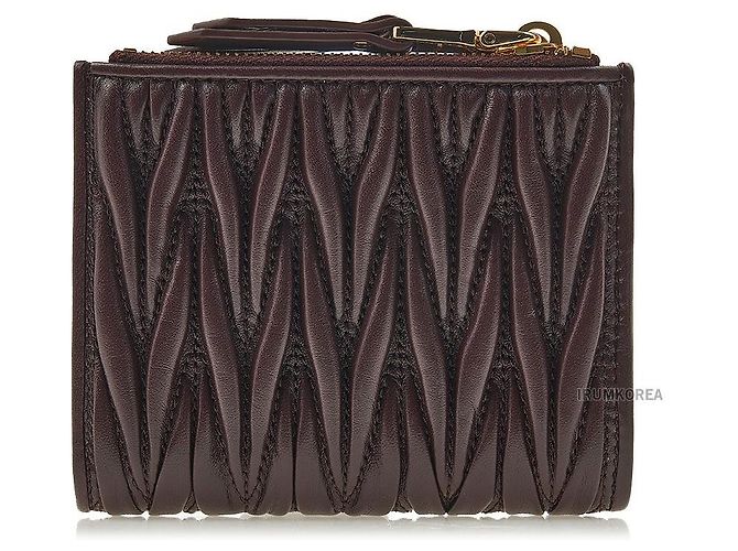 Miu Miu Cartera compacta acolchada Negro - vista 3