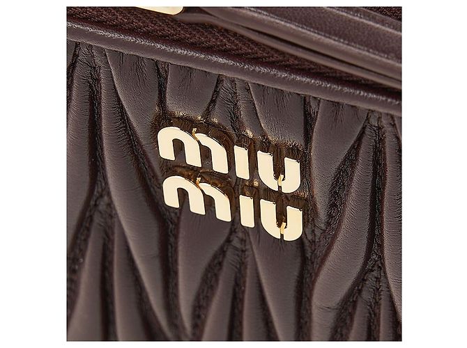 Miu Miu Cartera compacta acolchada Negro - vista 6
