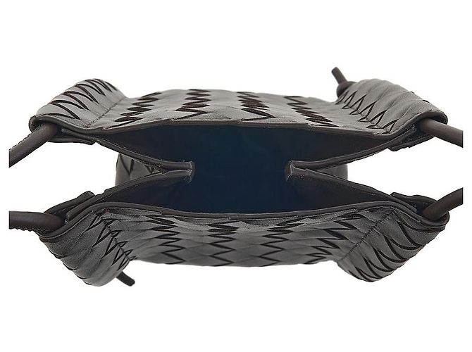 Bottega Veneta Borsa a tracolla Intrecciato Nero - vista 10
