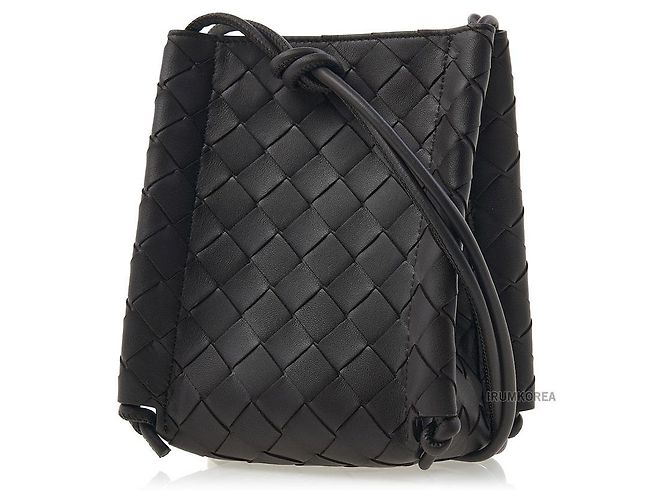 Bottega Veneta Borsa a tracolla Intrecciato Nero - vista 2