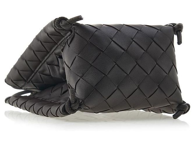 Bottega Veneta Borsa a tracolla Intrecciato Nero - vista 5