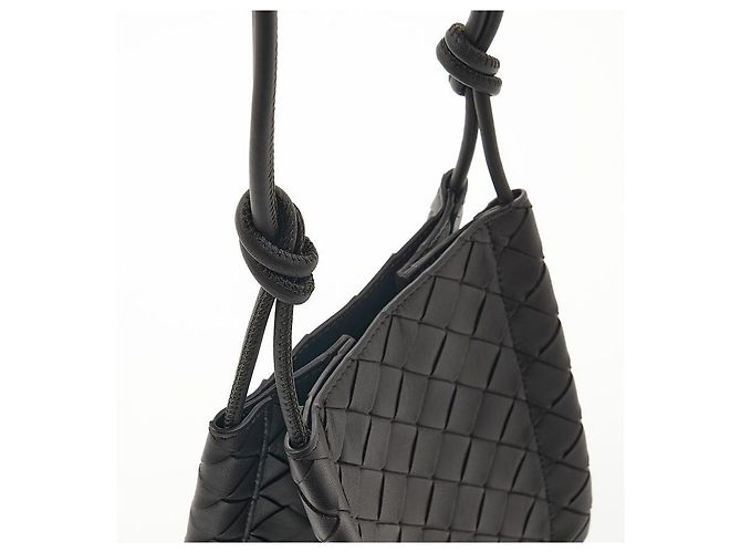 Bottega Veneta Borsa a tracolla Intrecciato Nero - vista 7