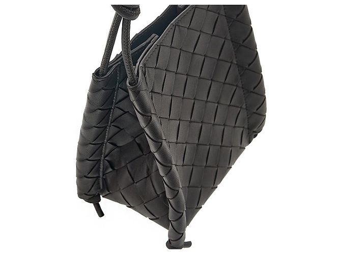 Bottega Veneta Borsa a tracolla Intrecciato Nero - vista 8