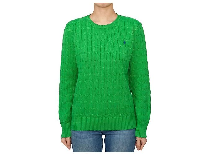 Ralph Lauren Zopfstrick für Kinder Grün - Ansicht 2