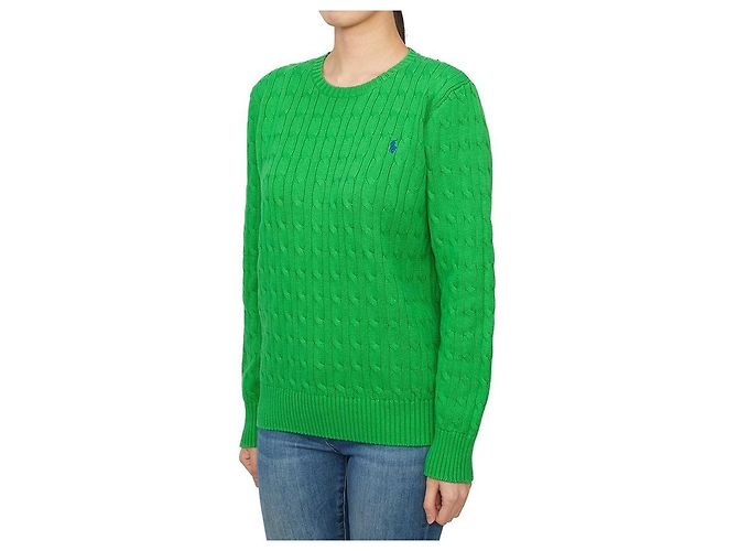 Ralph Lauren Zopfstrick für Kinder Grün - Ansicht 3