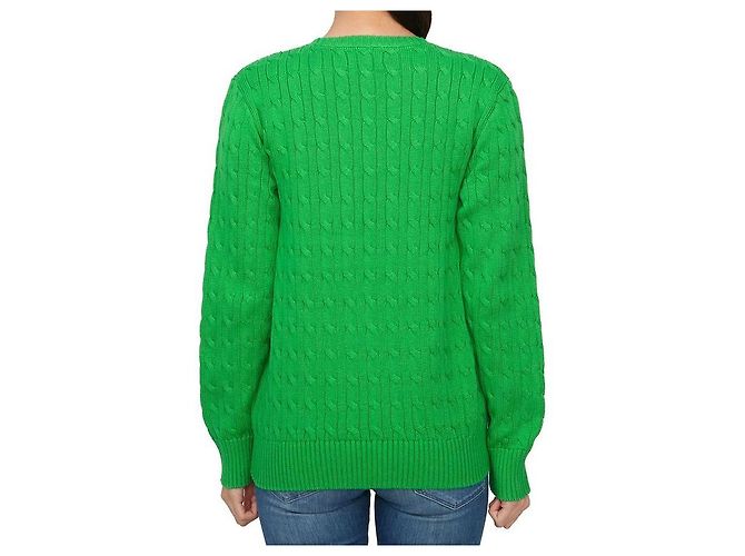Ralph Lauren Zopfstrick für Kinder Grün - Ansicht 4