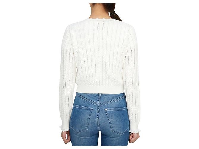 Ralph Lauren Pointelle-Cardigan für Kinder Blau - Ansicht 5