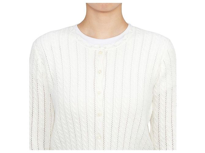 Ralph Lauren Pointelle-Cardigan für Kinder Blau - Ansicht 7