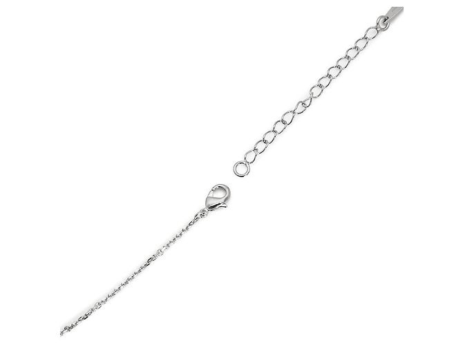 Salvatore Ferragamo Collana Gancini Crystal da donna Argento - vista 6