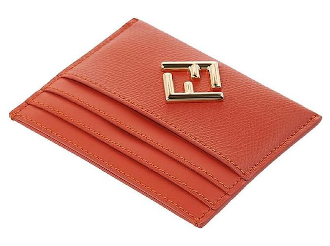 Fendi Tarjetero Diamond Roja - vista 4