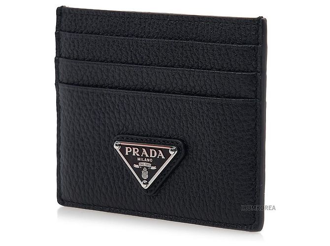 Prada Leather Card Holder Black - view 2