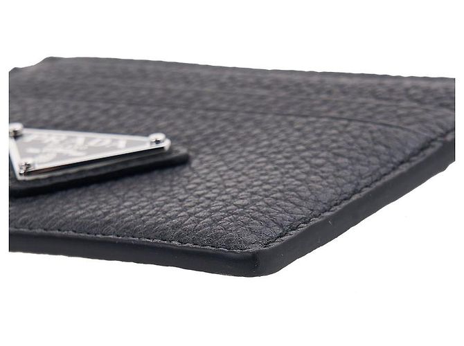 Prada Leather Card Holder Black - view 8