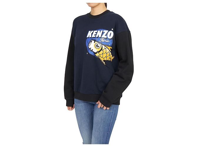 Kenzo Felpa in pile per bambini (indossabile da adulti) Nero - vista 4