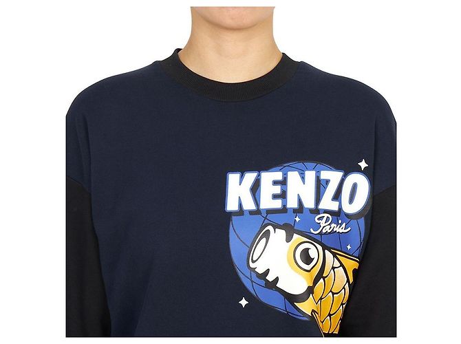 Kenzo Felpa in pile per bambini (indossabile da adulti) Nero - vista 5