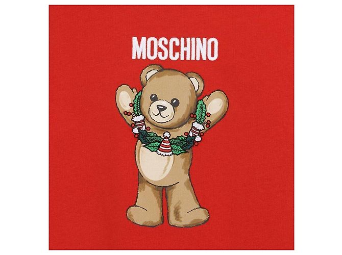 Moschino Fleece-Sweatshirt für Kinder (Größe für Erwachsene verfügbar) Rot - Ansicht 5