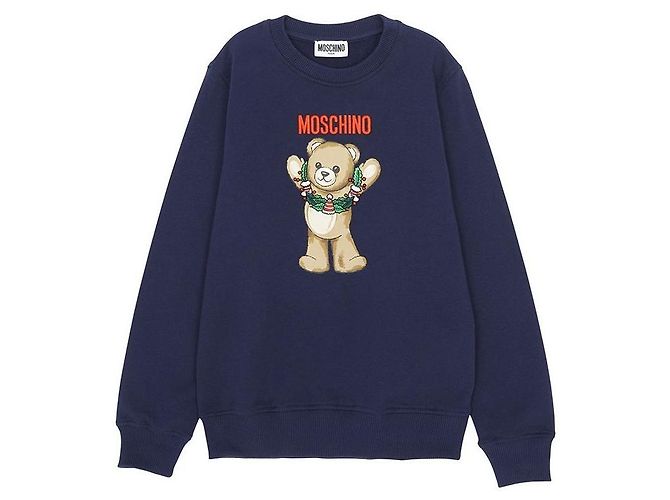 Moschino Fleece-Sweatshirt für Kinder (Größe für Erwachsene verfügbar) Schwarz - Ansicht 2