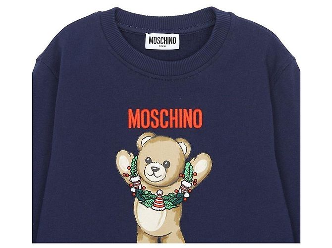 Moschino Fleece-Sweatshirt für Kinder (Größe für Erwachsene verfügbar) Schwarz - Ansicht 4