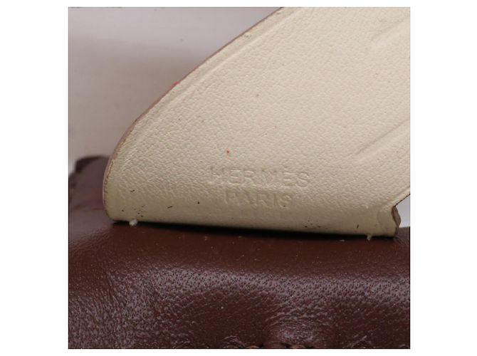 Charm per borsa Hermès K-stamp Agneau Milo x Swift Rodeo Pegasus PM Nero - vista 7