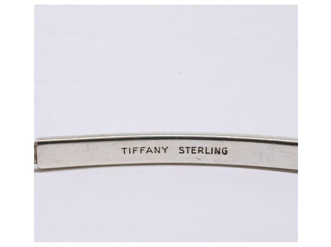 Tiffany & Co Bracciale con charm a piastrina stretta Tiffany Argento - vista 3