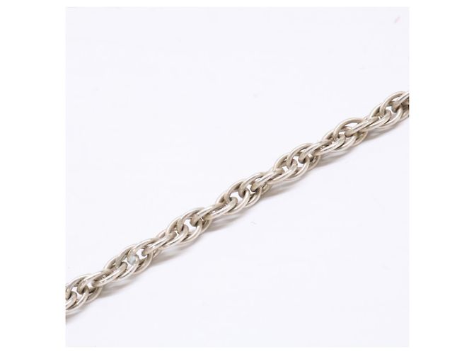 Tiffany & Co Bracciale con charm a piastrina stretta Tiffany Argento - vista 6