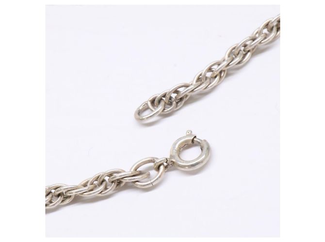 Tiffany & Co Bracciale con charm a piastrina stretta Tiffany Argento - vista 7